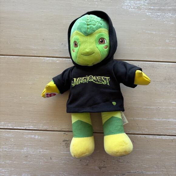 Build A Bear Magiquest Foli Green Plush Great Wolf Lodge Stuffed Animal Toy - Picture 8 of 11